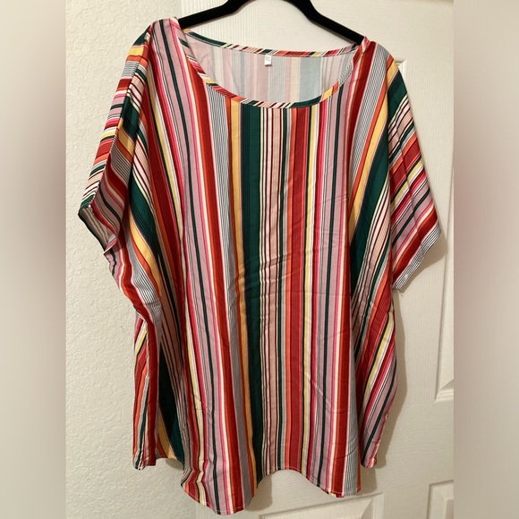 Colorful plus size tunic - Picture 1 of 4